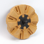 Norton Gummiradierscheibe Ø100x15x6 mm